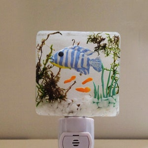 Plugin Night Light aquarium, handmade one of a kind