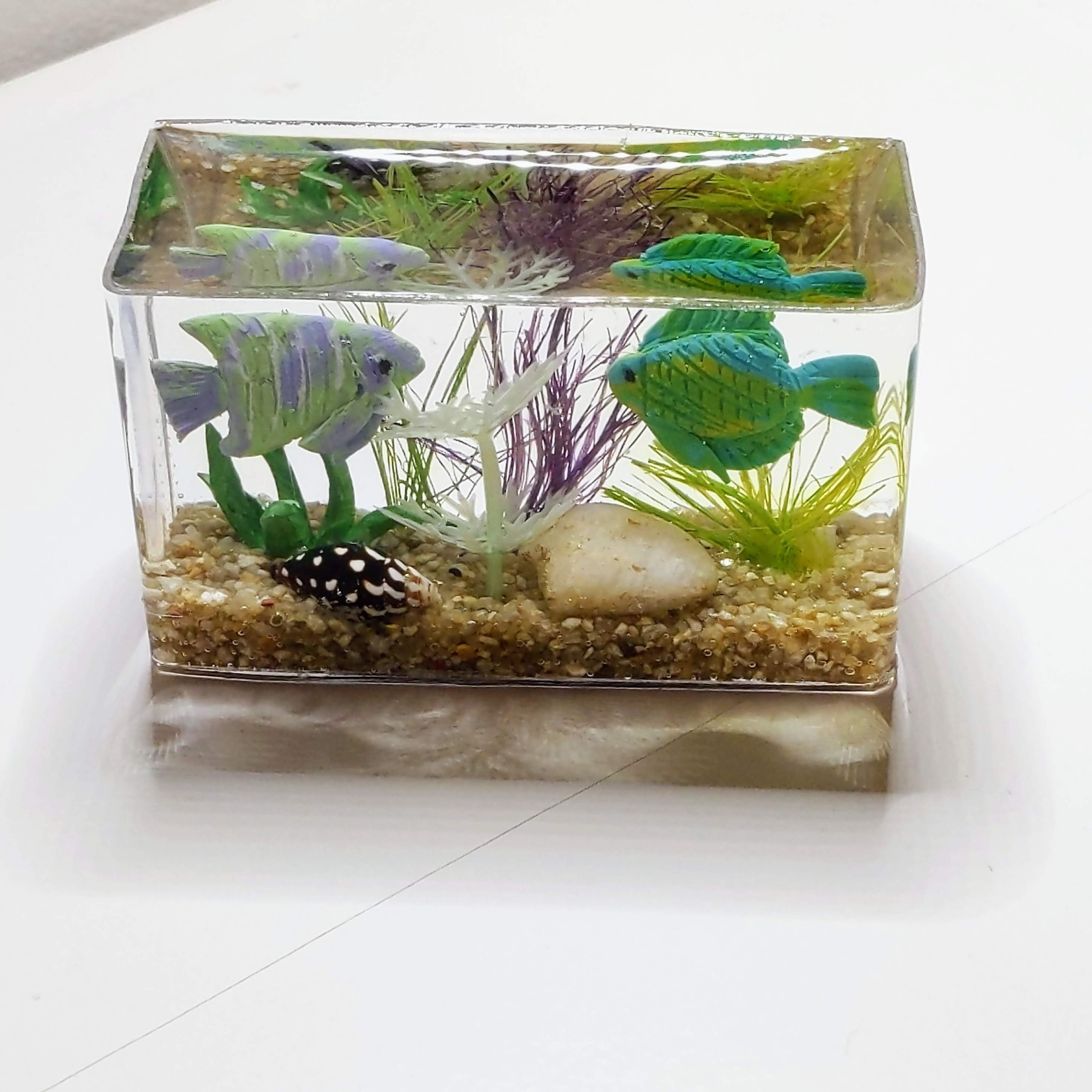 Miniature Aquarium/doll House Aquarium/dollhouse Fish Bowl/mini