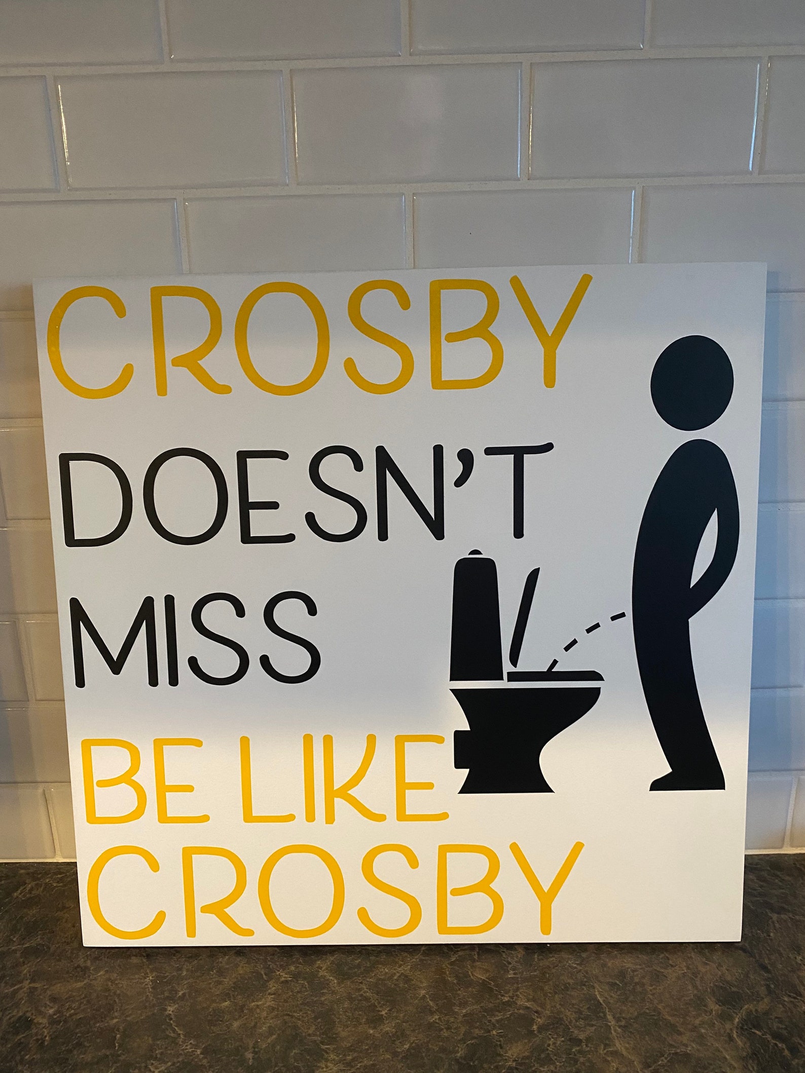 McDavid Badezimmer Schild / Hockey Schild / Mann Höhle / | Etsy