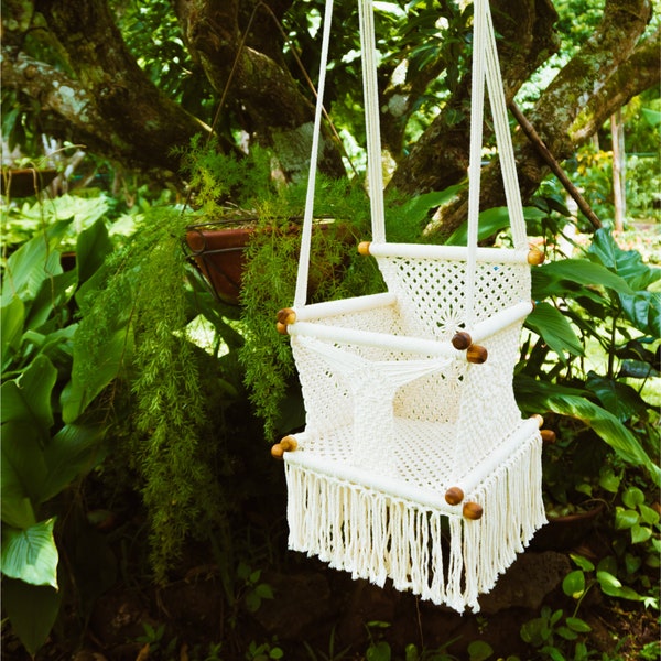 Macrame Hanging Chair Etsy