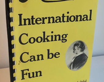 Vintage Dot West Cookbook, International Cooking Can Be Fun