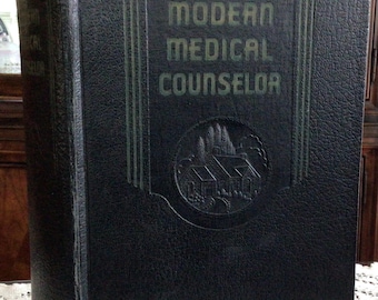 Vintage Medical Book, Modern Medical Counselor: A Practical Guide to Health, 1944, Home Health, Emergency, Illustrated