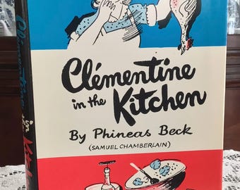 Libro de cocina vintage, Clementina en la cocina, 1963, Cocina francesa