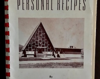 Vintage First United Church Cookbook, Kitimat BC, Kildala Ladies Auxiliary, 1950s, Local Ads, Rare