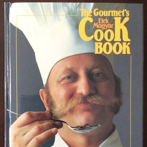 Vintage Hungarian Cuisine Cookbook, The Gourmet&#39;s Cook Book, Elek Magyar, Printed in Hungary, 1989, Hardcover, Colour Photos