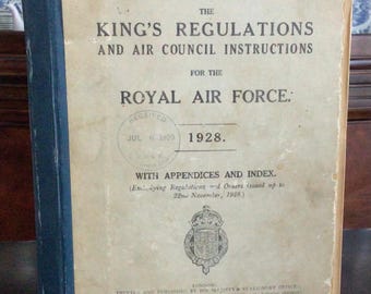 Manual de Reglamentos del Rey de la RAF de 1928 – Copia de trabajo con enmiendas (Ministerio del Aire AP 958)