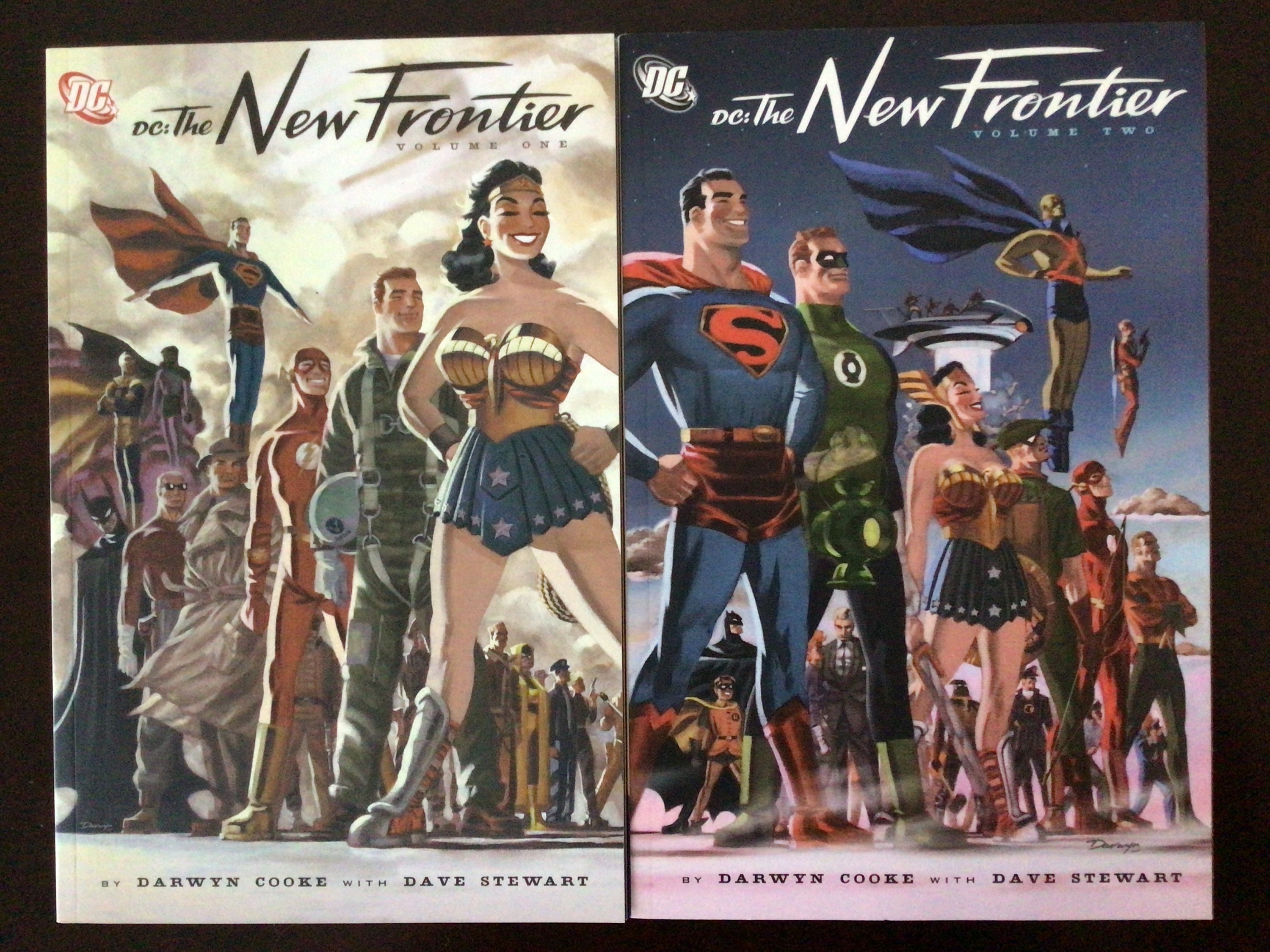 Superheroes DC the New Frontier by Darwyn Cooke, Volumes 1&2, Graphic ...