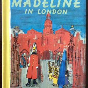Vintage Madeline in London Mini Book, Ludwig Bemelmans, Small Hardcover, Viking, 1992