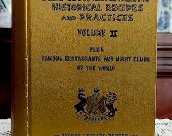 Bull Cook Authentic Historical Recipes, Practices, George Leonard Herter, Eccentric Vintage Cookbook, Vol. 2, 1967