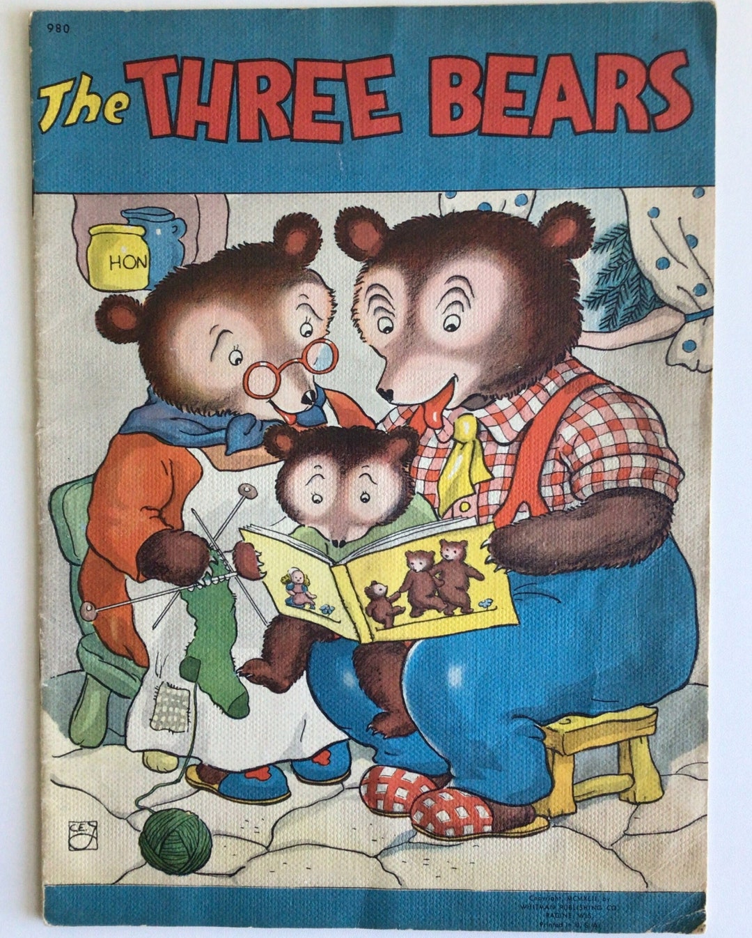 Vintage Goldilocks and the Three Bears Children's Book, 1942, Whitman ...