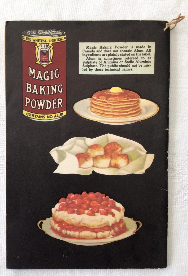 Presto! the Magic Cook Book, Antique Recipe Booklet, Published by ...