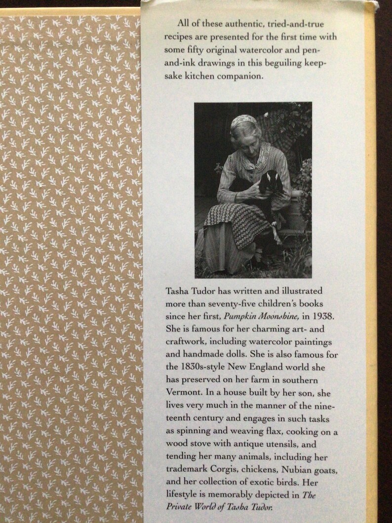 The Tasha Tudor Cookbook, Recipes and Reminiscences From Corgi Cottage ...