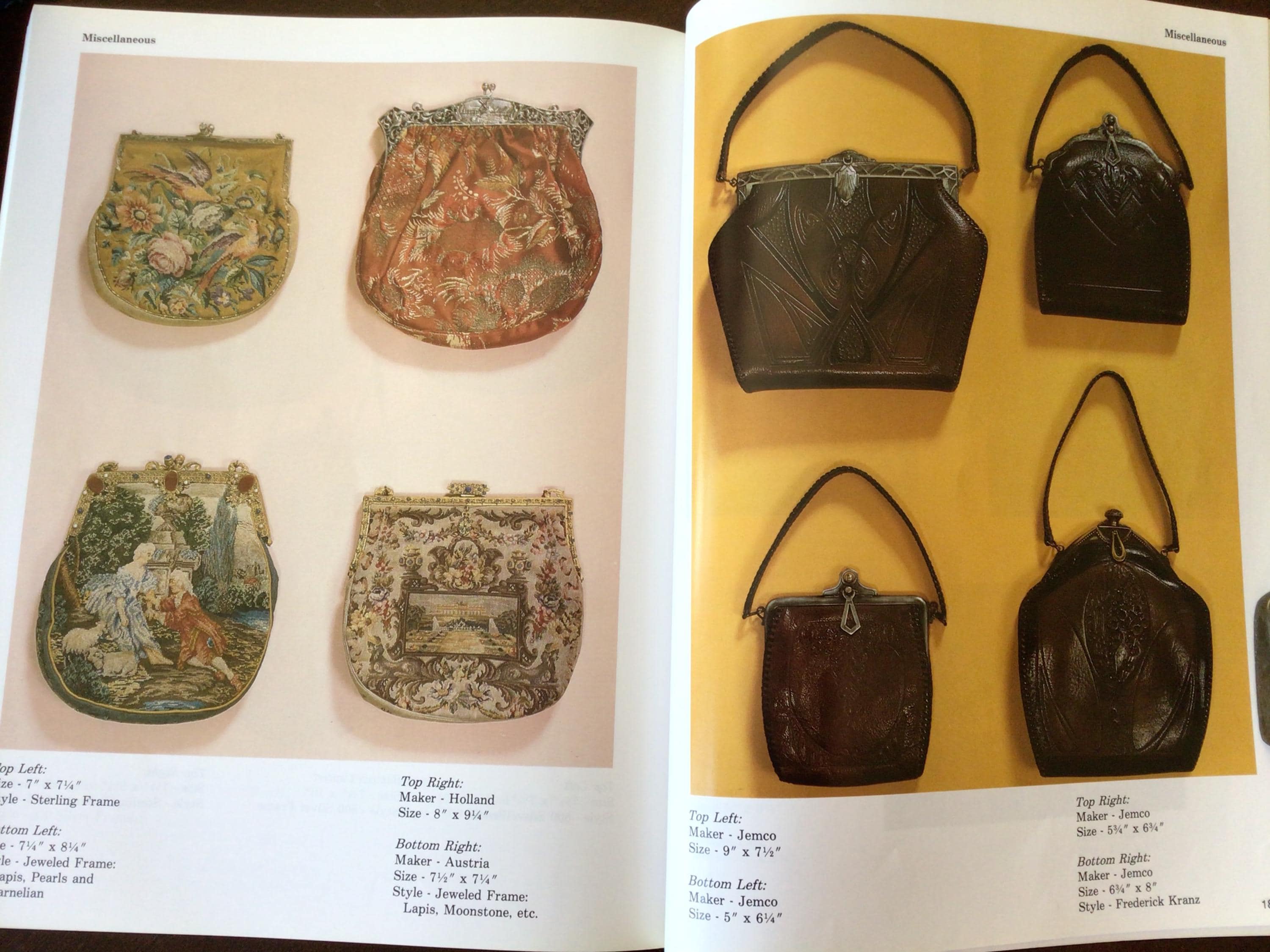 Antique Purses: A History, Identification and Value Guide, Paperback, by Richard Holiner - Etsy ...