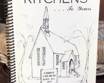 Vintage Anglican Church Women Cookbook, Hope, BC, 1986