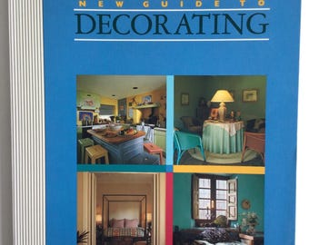 Mary Gilliatt’s New Guide To Decorating,  1988, vintage interior design book 80s
