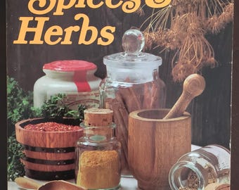 Vintage Sunset Cookbook, Cooking with Spices & Herbs, 1975