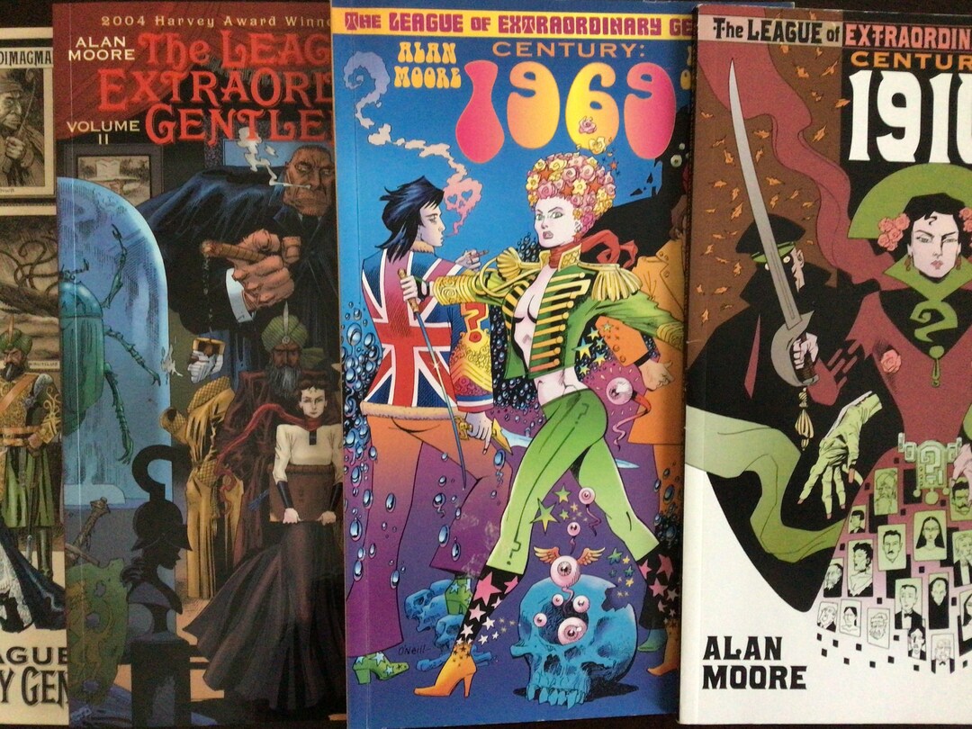 The League of Extraordinary Gentlemen, ALAN MOORE, Comic Graphic Novel, Paperback, 1969, 1910, Vols. 1, 2, SELECT A Title - Etsy The League of Extraordinary Gentlemen, ALAN MOORE, Comic Graphic Novel, Paperback, 1969, 1910, Vols. 1, 2, SELECT A Title - Etsy
