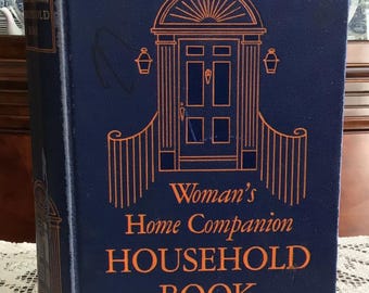 Vintage Woman’s Home Companion Household Book, 1948, Housekeeping, Decor, Slipcovering, Illustrated