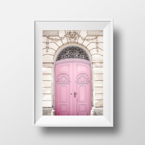 Pink Parisian Door, Wall Art