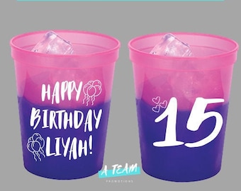Color Changing Cup - Mood Cup - Custom Birthday Cup
