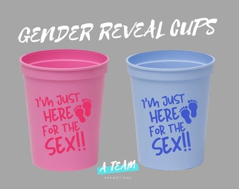 Gender Reveal Cup - Baby Shower Cup- Custom Cup