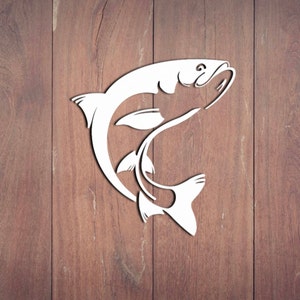 Trout Decal, Fishing, Fly Fishing, Vinyl Decal, Car Decal, Wall Decal, Laptop Decal, Laptop Stickers, Gift for him, Gift for her, Stickers