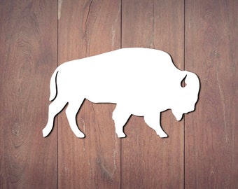 Bison Decal, Nursery Wall Art, Farmhouse Decor, Car Decal, Wall Decal, Laptop Decal, Gift for him, Gift for her, Stickers, Yeti Decal