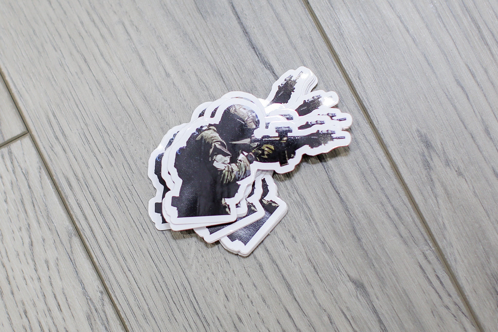 Gun Sticker, Tactical Sticker, Army Sticker, Soldier Sticker, Laptop ...