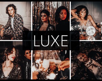 Ajustes preestablecidos móviles de Lightroom Luxe, Ajustes preestablecidos de Lightroom, Ajustes preestablecidos móviles para Instagram, Ajustes preestablecidos de luz, Filtro de fotos Lr DNG