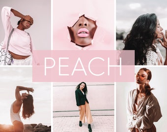 Ajustes preestablecidos de Lightroom Mobile Peach, Ajustes preestablecidos de Lightroom, Ajustes preestablecidos móviles para Instagram, Ajustes preestablecidos de luz, Lr Photo Filter DNG