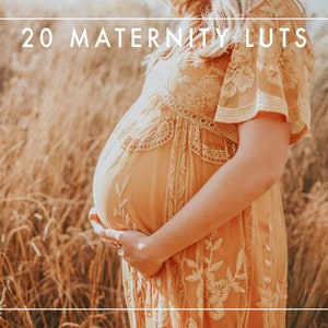 20 MATERNITY INSPIRED LUTs for Videos / Adobe Premiere Pro / After Effects / Final Cut Pro