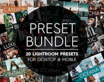 20 ajustes preestablecidos de escritorio y móviles de Lightroom, ajustes preestablecidos de Lightroom, ajustes preestablecidos de Lightroom para Instagram, ajustes preestablecidos de luz, filtro de fotos Lr DNG