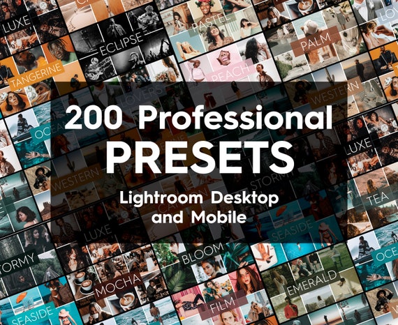 20 WHITE OAK Presets: Lightroom Desktop & Mobile Lightroom Presets Lr Photo Filter DNG Lightroom Presets for Instagram Light Presets