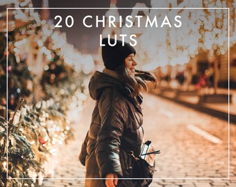 20 LUT NAVIDEÑOS para vídeos / Adobe Premiere Pro / After Effects / Final Cut Pro