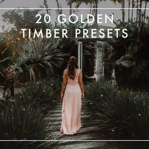 20 GOLDEN Timber Presets: Lightroom Desktop & Mobile, Lightroom Presets, Lightroom Presets for Instagram, Light Presets, Lr Photo Filter DNG