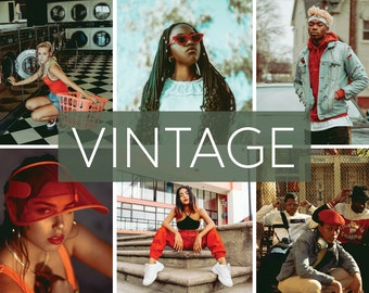 Lightroom Mobile Presets Vintage, Lightroom Presets, Mobile Presets for Instagram, Light Presets, Lr Photo Filter DNG