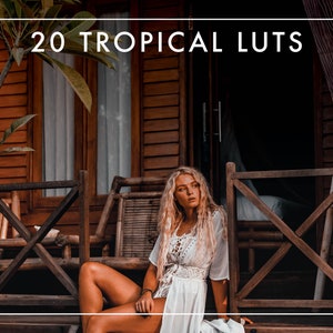 20 TROPICAL LUTs for Videos / Adobe Premiere Pro / After Effects / Final Cut Pro