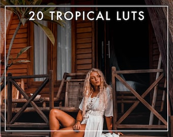 20 LUT TROPICALES para Vídeos / Adobe Premiere Pro / After Effects / Final Cut Pro