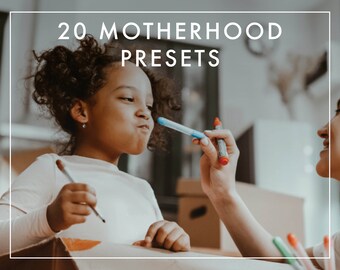 20 MOTHERHOOD Presets: Lightroom Desktop & Mobile, Lightroom Presets, Lightroom Presets for Instagram, Light Presets, Lr Photo Filter DNG