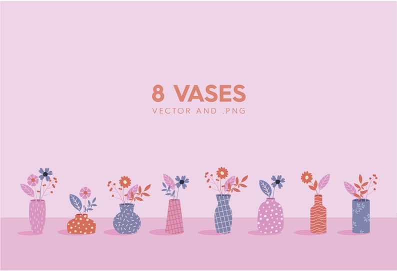 EPS Plants Clipart 244 Flower Vector Clipart Assets and Patterns Vector Flower Clipart