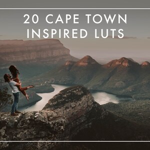 20 CAPE TOWN Inspired LUTs for Videos / Adobe Premiere Pro / After Effects / Final Cut Pro