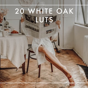 20 WHITE OAK LUTs for Videos / Adobe Premiere Pro / After Effects / Final Cut Pro