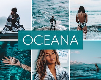 Lightroom Mobile Presets Oceana, Lightroom Presets, Mobile Presets for Instagram, Light Presets, Lr Photo Filter DNG