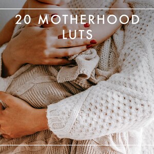 20 MOTHERHOOD LUTs for Videos / Adobe Premiere Pro / After Effects / Final Cut Pro