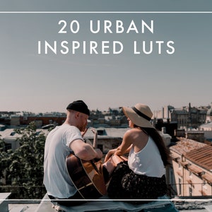 20 URBAN Inspired LUTs for Videos / Adobe Premiere Pro / After Effects / Final Cut Pro