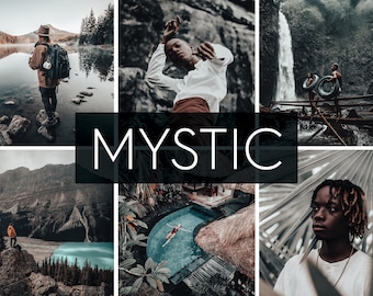 Ajustes preestablecidos móviles de Lightroom Mystic, Ajustes preestablecidos de Lightroom, Ajustes preestablecidos móviles para Instagram, Ajustes preestablecidos de luz, Lr Photo Filter DNG