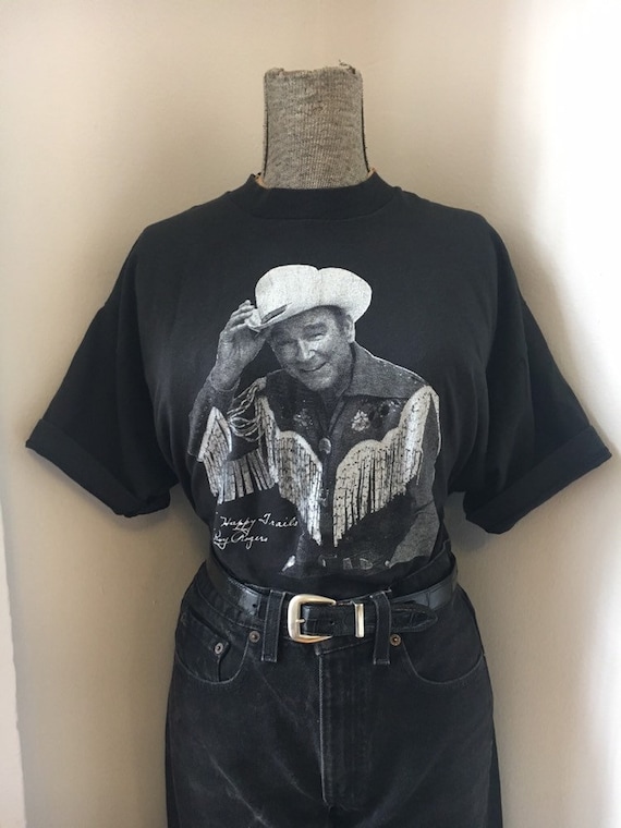 90s Vintage Roy Roger’s Cowboy T-Shirt XL
