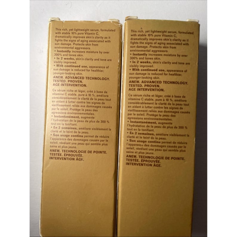 Avon Anew Clearly C 10% Vitamin-C-Serum 1 fl oz NOS 2001 2 Flaschen Bild 9