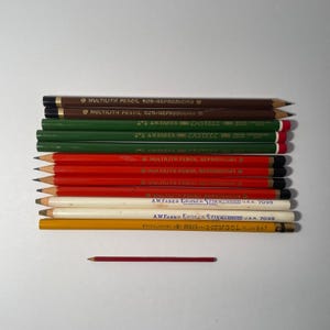 AW Faber Castell Drawing Art Pencil Set Vintage Tin 13 Variety Of Pencils image 4