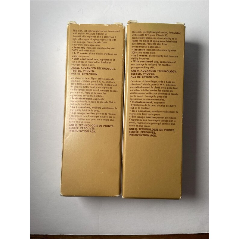 Avon Anew Clearly C 10% Vitamin-C-Serum 1 fl oz NOS 2001 2 Flaschen Bild 8